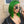 BeQueen Bob Lace Front Perücke 13x4 glattes Haar, individuelle Farbe Grün und Schwarz 