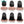 BeQueen Perruque Bob Frontale Lisses Racine noir et blonde
