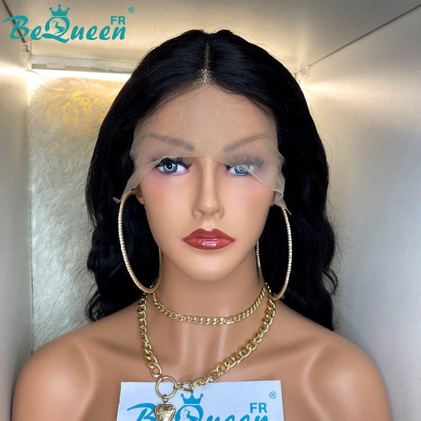 BeQueen Bob „Vivien“ Body Wave Lace Perücke T-Teil 13x1x6 