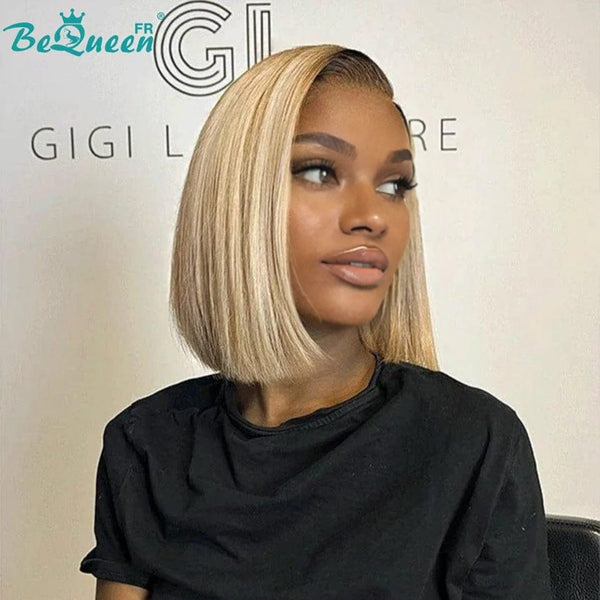 BeQueen Perruque "Bonnie" couleur claire en Frontale