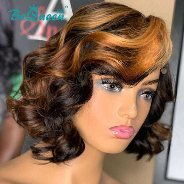 BeQueen Bpb Wig "Celestine" Black Brown and Honey