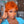 Bequeen Perruque “Chioma” Pixie noir curly sans colle Prêt à porter couleur orange