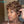 Bequeen Perruque “chioma” Pixie Marron mix miel curly 100% Cheveux humains