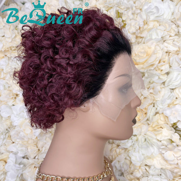 Bequeen Perruque “Coco” Racine Noir et Rouge Bordeaux Prix En Gros