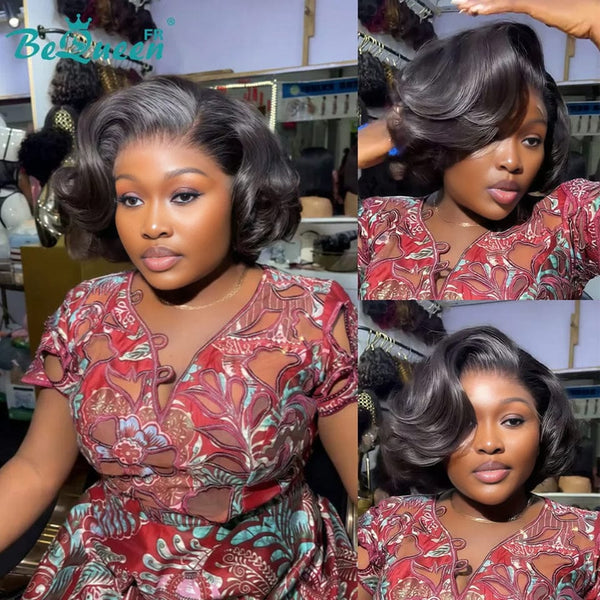 Bequeen Wig "Emma" Black 100% Human Hair