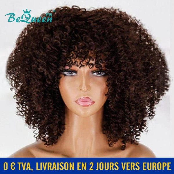 BeQueen Perruque "Germaine" avec Frange Brun En France