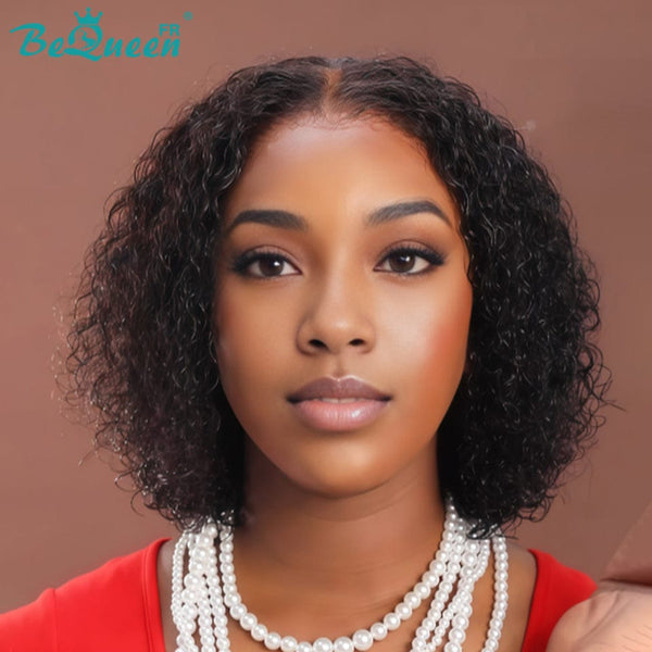 BeQueen Perruque "Paula" bob curly wave 8 pouces en Frontale sans colle style 2