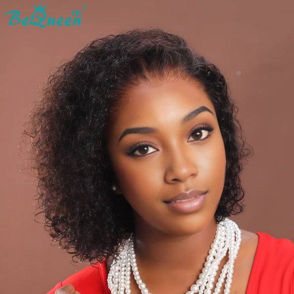 BeQueen Perruque "Paula" bob curly wave 8 pouces en Frontale sans colle style 2