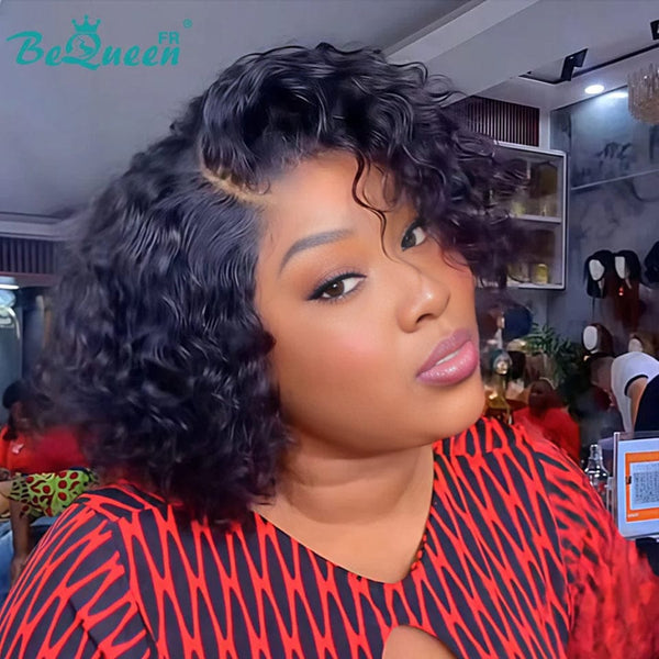 BeQueen Perücke "Paula" Bob Deep Wave 10 Zoll Verschluss 4x4
