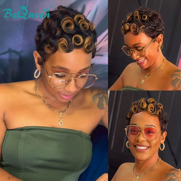 Bequeen Wig "Simmy" Pixie without glue Ready-to-wear style3