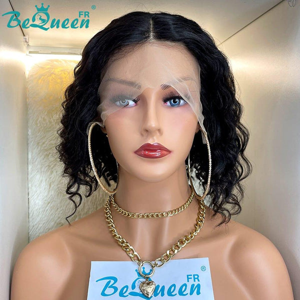 BeQueen "Vera" Bob Lace Wig T Part 13x1x6 Natural Wave