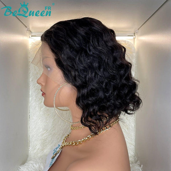 BeQueen "Vera" Bob Lace Wig T Part 13x1x6 Natural Wave