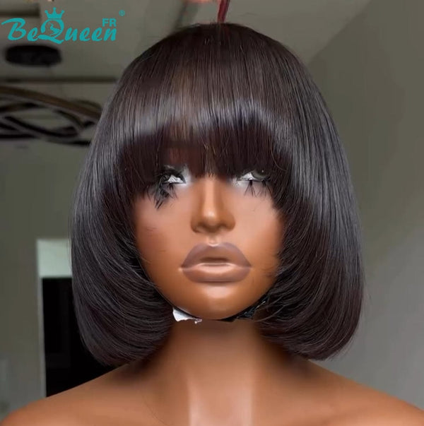 BeQueen Yumi Wig with Natural Parting with Bangs with Cut