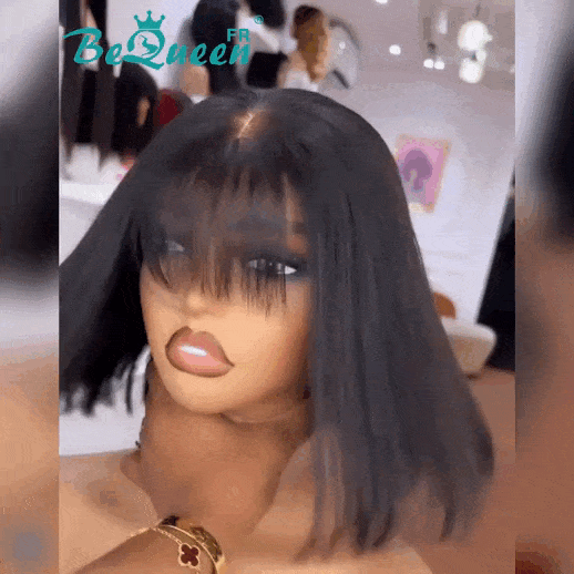 BeQueen Wig Yumi with Natural Parting with Light Bangs 