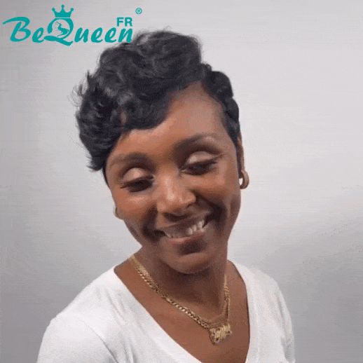 BeQueen „Petiny“ Pixie-Perücke mit voller Spitze 