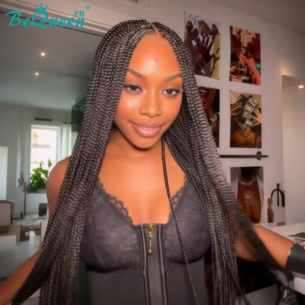 BeQueen “Trise" Perruque avec Tresse longue avec lace pleine style 5