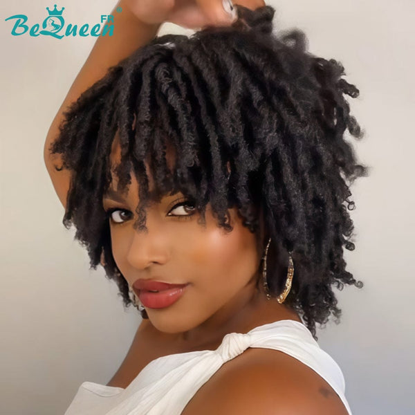 BeQueen "Unelle" Peluca pixie con trenza twist sin encaje / encaje completo sin pegamento.
