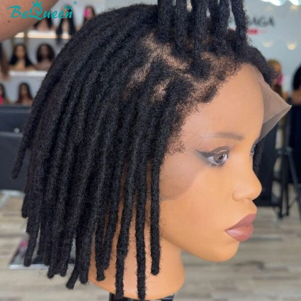 BeQueen “Unelle" Perruque pixie avec Tresse twist lace closure sans colle style 5