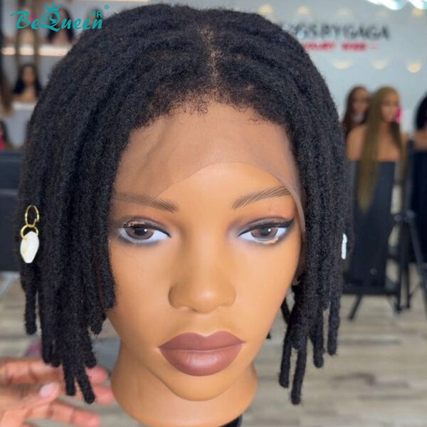 BeQueen “Unelle" Perruque pixie avec Tresse twist lace closure sans colle style 5