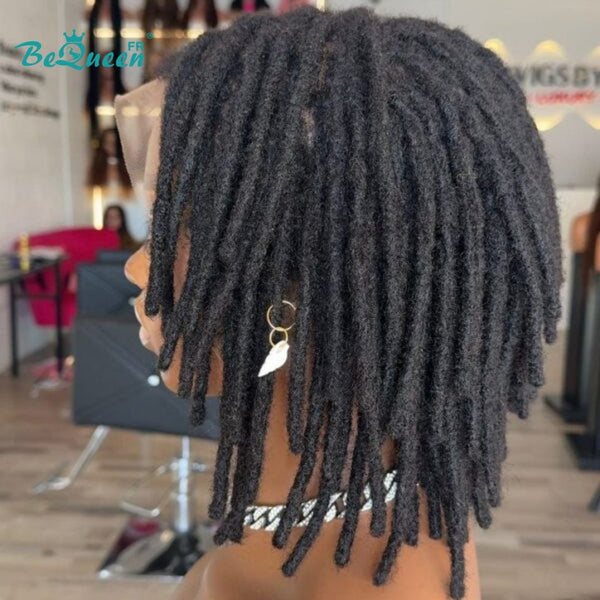 BeQueen “Unelle" Perruque pixie avec Tresse twist lace closure sans colle style 5