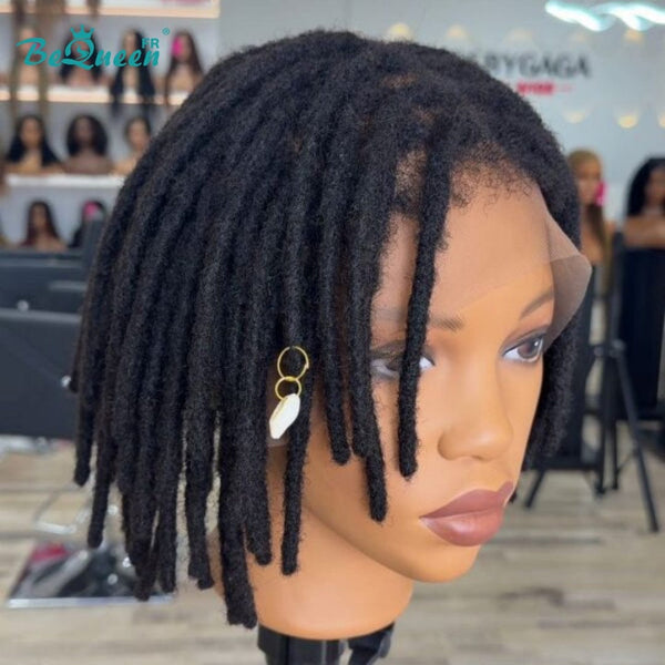 BeQueen “Unelle" Perruque pixie avec Tresse twist lace closure sans colle style 5