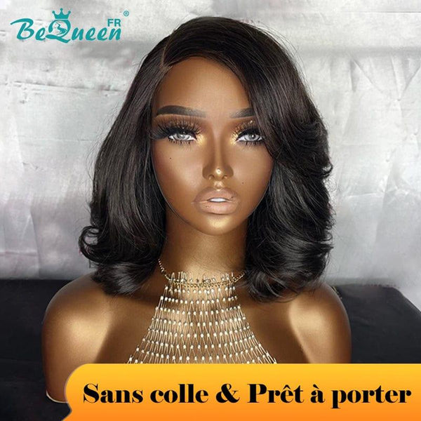 BeQueen "Vivien" Perruque Customisée Bob Body Wave Prêt à porter Sans Colle 4X4