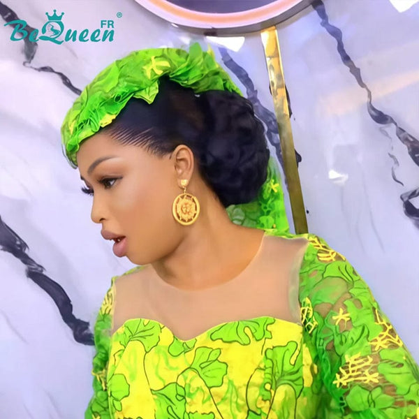 BeQueen „Telly“ Schwarze Hochzeitsperücke mit Chignon und Spitzenfrontal 13x4 