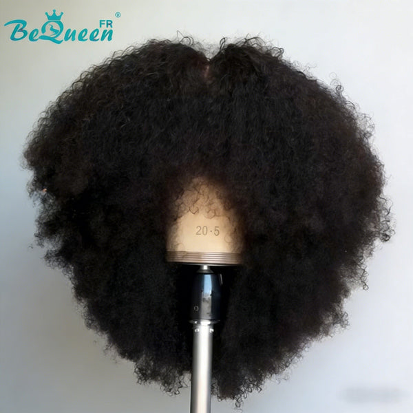 BeQueen "Yaya" Perruque Bob avec frange Afro Curly Sans colle perruque naturelle style 2