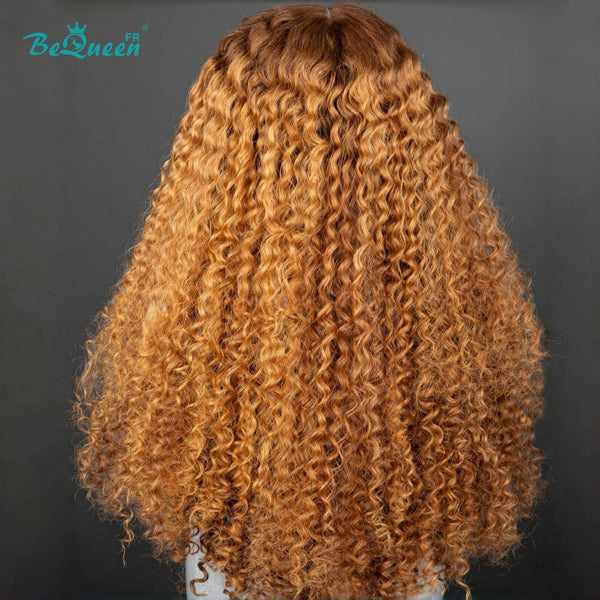 Bequeen "Yuval" Long Curly Wave Hair Color with Lace Frontal 13x4 250% Density 