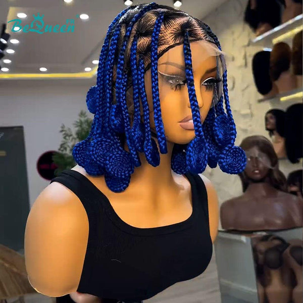 BeQueen “Claus" Perruque avec Tresse Coloré