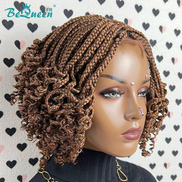 BeQueen "Erskine" Perruque Court avec Lace Closure en nattes
