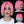 BeQueen Colorful Highlight T Part Bob Lace Wig Short Straight Hair Color Highlight