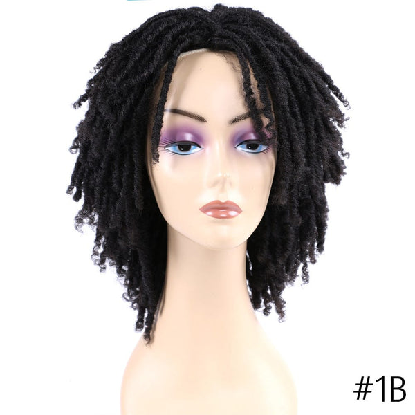 BeQueen “Unelle" Perruque pixie avec Tresse twist sans lace/lace pleine sans colle