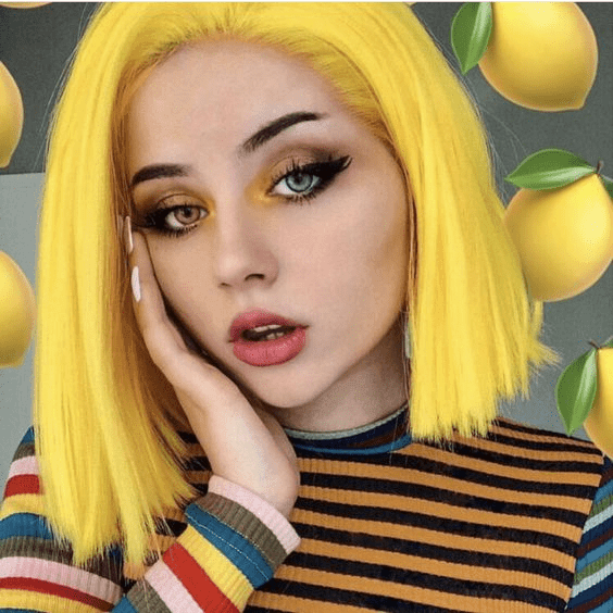 BeQueen Colored Bob Wig Straight T part/Closure