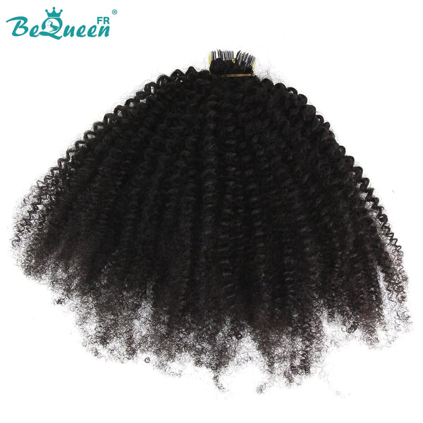 BeQueen 40 Pièces d'Extensions Tape Ins Crochet Cheveux Afro curly 100g par paquet