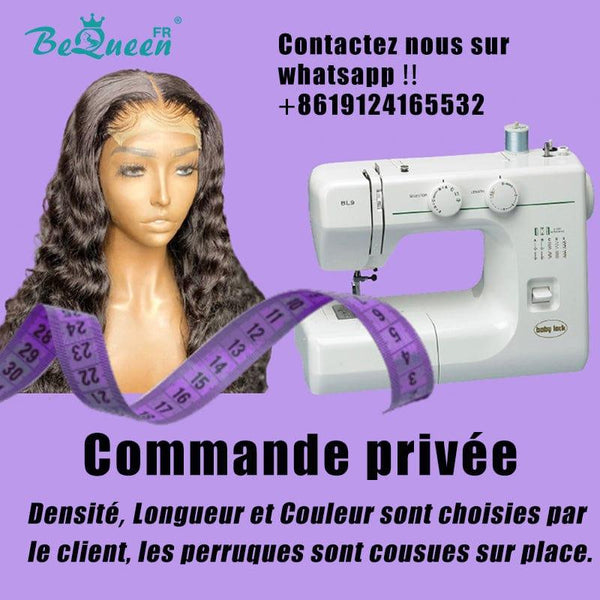 BeQueen Wig Private order, Sew wigs LIVE "1€ is not the real price of the product, contact WhatsApp"
