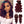 BeQueen Three Piece Body Wave Weave 100% Human Hair with Closure Garnet Color #99J