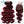 BeQueen Three Piece Body Wave Weave 100% Human Hair with Closure Garnet Color #99J