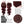 BeQueen Three Piece Body Wave Weave 100% Human Hair with Closure Garnet Color #99J