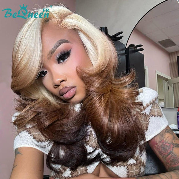 BeQueen "Héloïse" Wig Mixed Blonde Colors Lace Front 13x4 