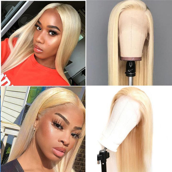 BeQueen "Juliet" Straight Wig Blonde Color with 13x4 Lace Front