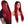 BeQueen Peluca de Cabello Liso con Encaje de Color Personalizado Granate #99J y Negro #1B 