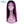BeQueen Straight Hair Lace Front Wig 13X4 Custom Color Burgundy Pink Fuchsia 100% Human Hair