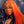 BeQueen Perruque Cheveux Raides à Dentelle de Couleur personnalisée Orange