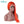 BeQueen Perruque Cheveux Raides à Dentelle de Couleur personnalisée Orange