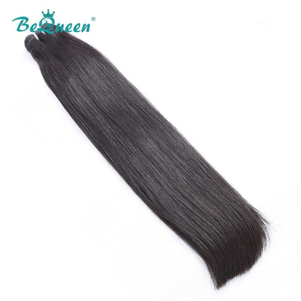 BeQueen Straight Hair Weave Double Drawn Fumi Hair 100% Virgin Hair 
