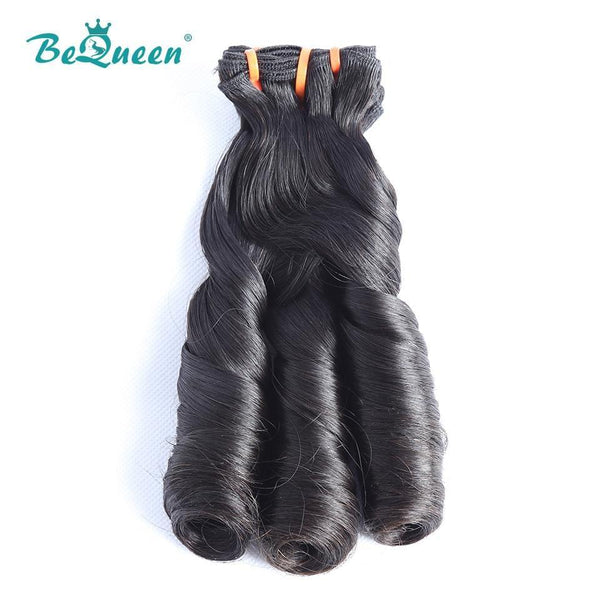 BeQueen Spring Fumi Hair Double Drawn Curly Weave 100% Virgin Hair 