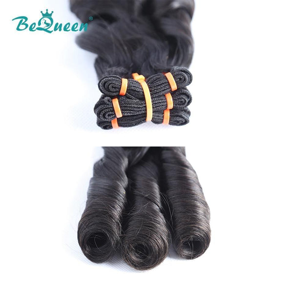 BeQueen Spring Fumi Hair Double Drawn Curly Weave 100% Virgin Hair 
