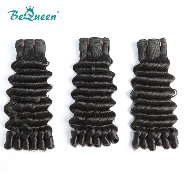 BeQueen Double Drawn Deep Wave Weave Fumi Hair 100% Virgin Hair 