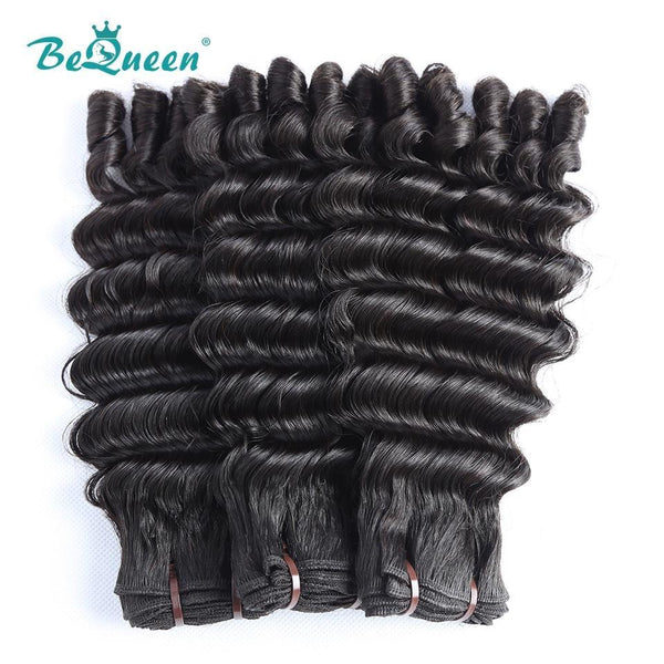 BeQueen Double Drawn Deep Wave Weave Fumi Hair 100% Virgin Hair 